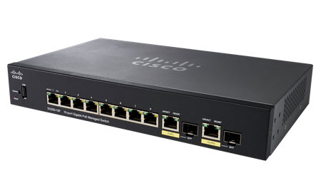 Cisco SG350-10MP 10-port switch