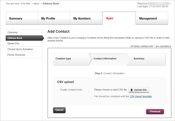 Screenshot showing the Add Contact window in Address Book. 